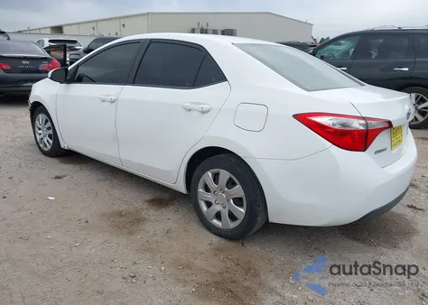 2015 Toyota Corolla Le z USA, uszkodzony, nr VIN 2T1BURHE9FC363381